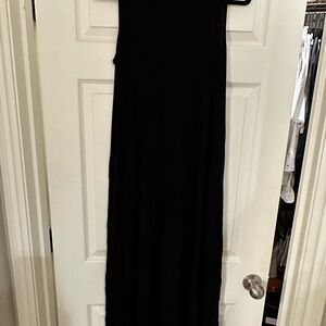 Casual Black Maxi Dress